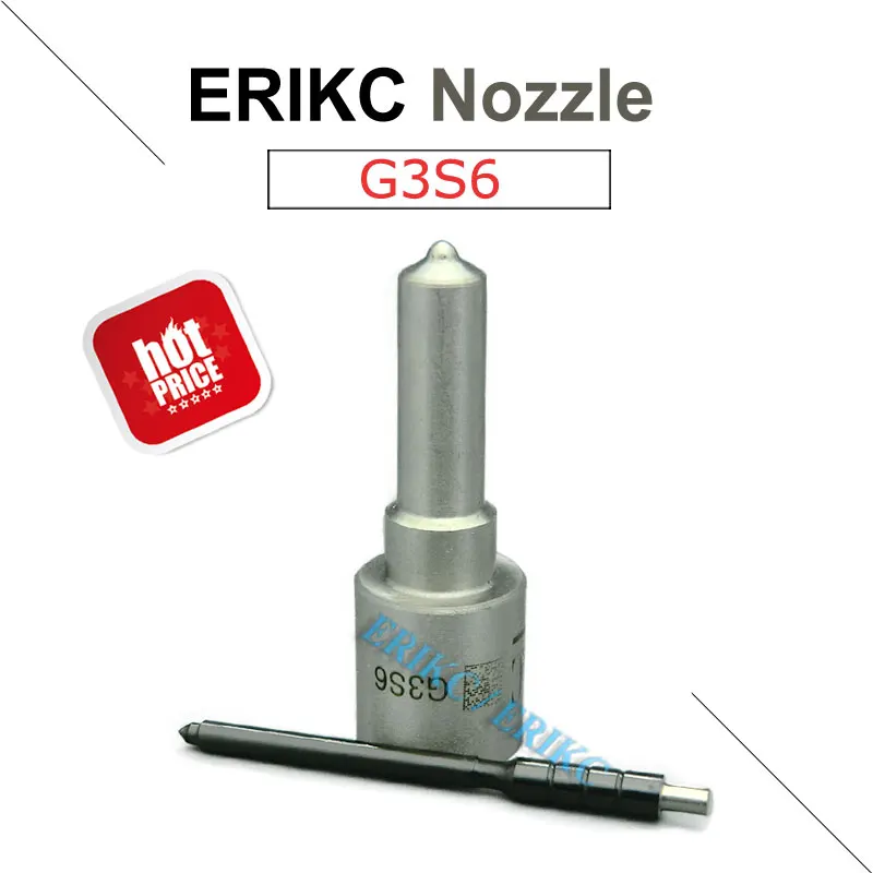 ERIKC G3S6 Auto Common Rail Fuel Pump Parts Diesel Injector Nozzle Spray G3S6 for Toyota Hilux Injection 23670-0L090 23670-30400