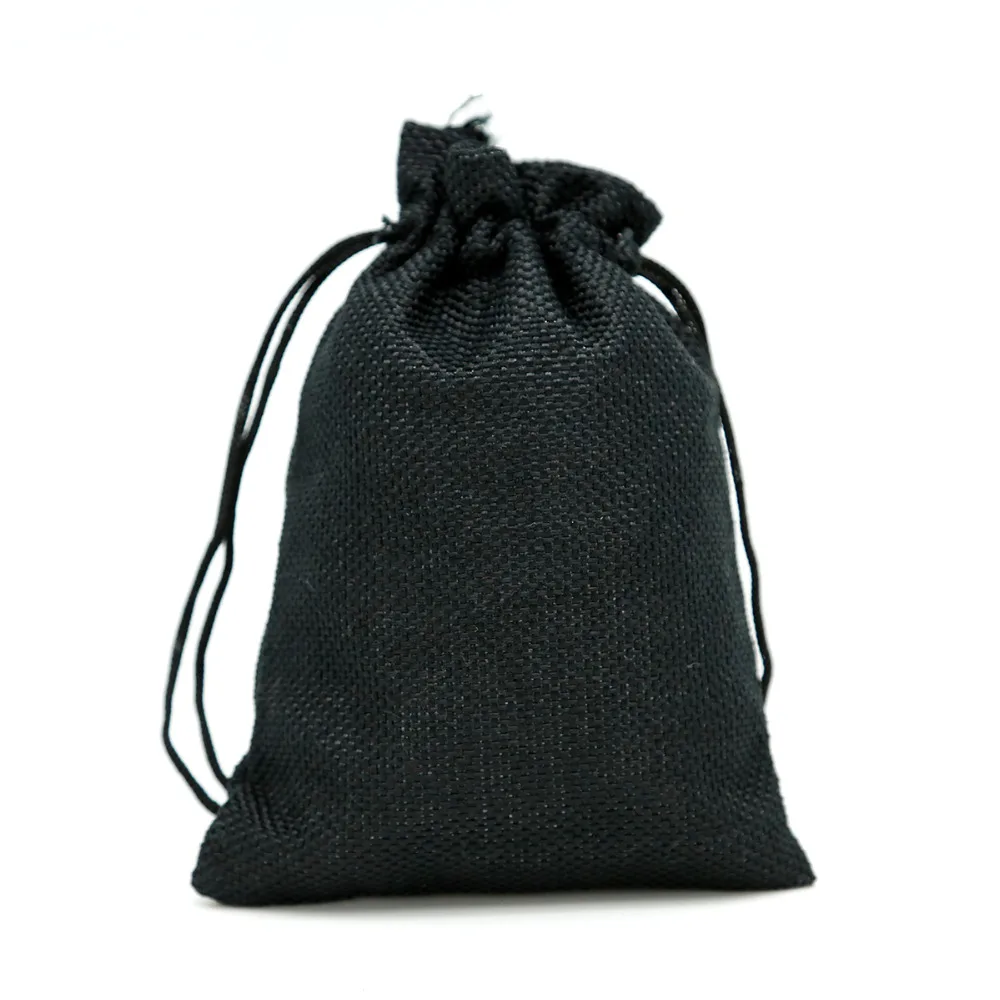 10x14cm Linen Cotton Drawstring Bag Jewelry Bag Decorative bags Christmas/Wedding Gift Pouch Product Packaging Bags