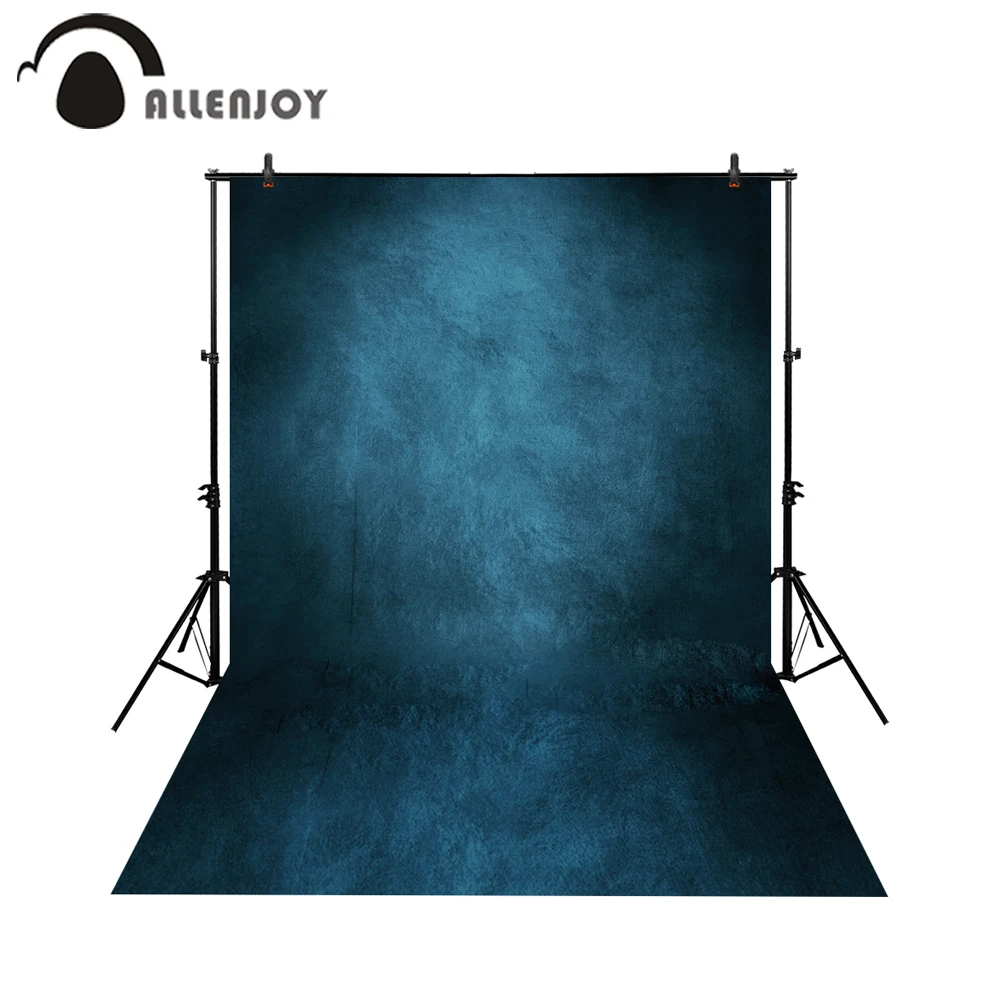 Allenjoyการถ่ายภาพเด็กแรกเกิดBackdropสีทึบสีฟ้าVintage Grungyงานแต่งงานPhotocallภาพพื้นหลังสตูดิโอPhotophone