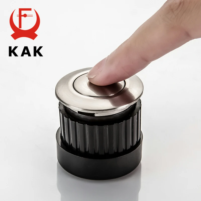 KAK Embedded Furniture Handles Knobs Telescopic Spring Shake Knobs Invisible Hidden Classical Light Pull Tatami Cabinet Handle