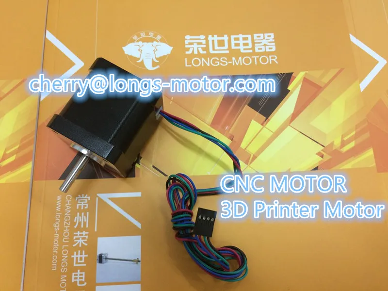 Longs Motor 5PCS Nema17 D-shaft  Stepper  motor / stepping Motor  1.5A  75oz.in 4-Lead 17HS5415P1-X Reprap 3D Priner / CNC Wind