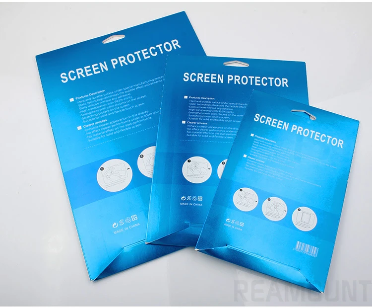 200 pcs Tempered Glass Screen Protector BOX packing for 8'' 10'' 13'' tablet mini BOX Retail packaging BOX free shipping