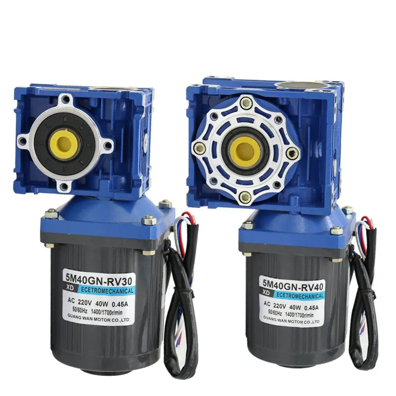 

AC220v 40W NMRV40 worm gear motor, forward and reverse, suitable for mechanical equipment, power tools, conveyors, DIY, etc.