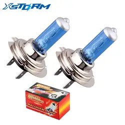 2pcs H7 100W 12V 55W Super Bright White Fog Lights Halogen Bulb High Power Car Headlights Lamp Car Light Source parking