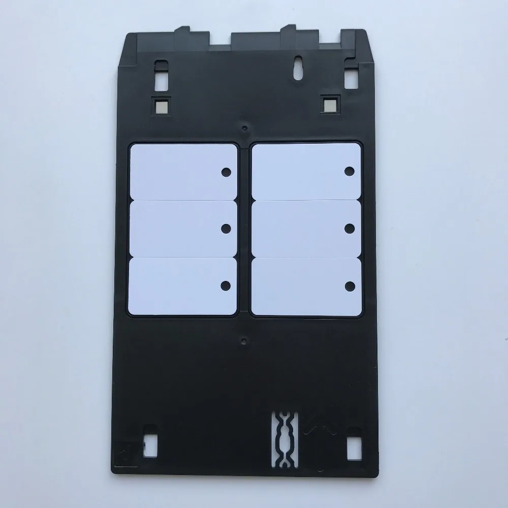 

10pcs blank Inkjet 3up PVC Card cambo card+1pc ID Card Tray for Canon MG5400 5420 5422 5430 5450 5460 5470 5480 printers