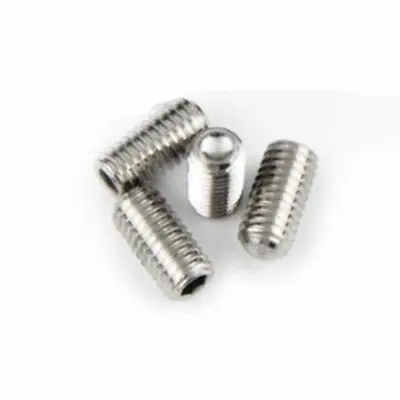 300 Pcs مجموعة M3 M4 M5 M6 مزيج 304 الفولاذ مسامير من الاستانليس الأخدود نهاية عرافة المقبس