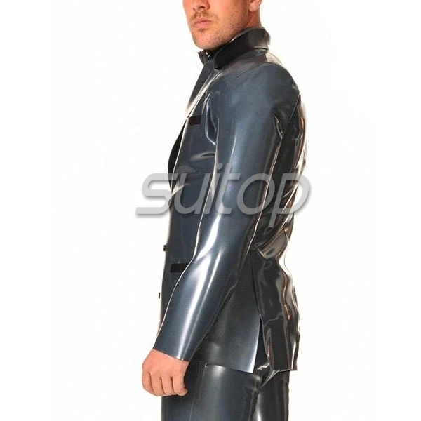 latex rubber garments jacket