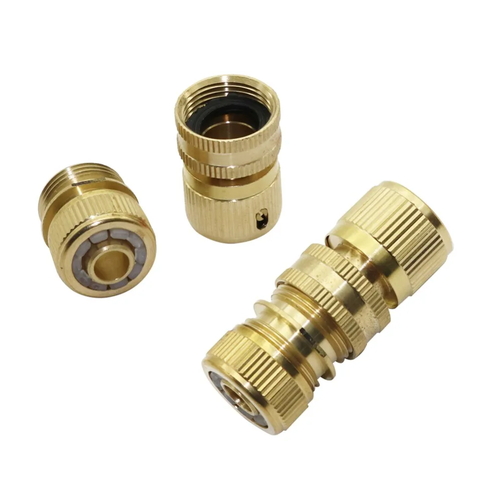 

Garden water kits 3/4" Female Thread Connectors and 3/4" Male thread Faucets Connectors kits Irrigation fittings 1 set