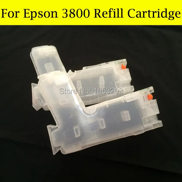 9 Pieces/Lot Empty Ink Cartridge For Epson 3800 3800XL Cartridge T5801-T5809 T580 T5808 With Chip Sensor