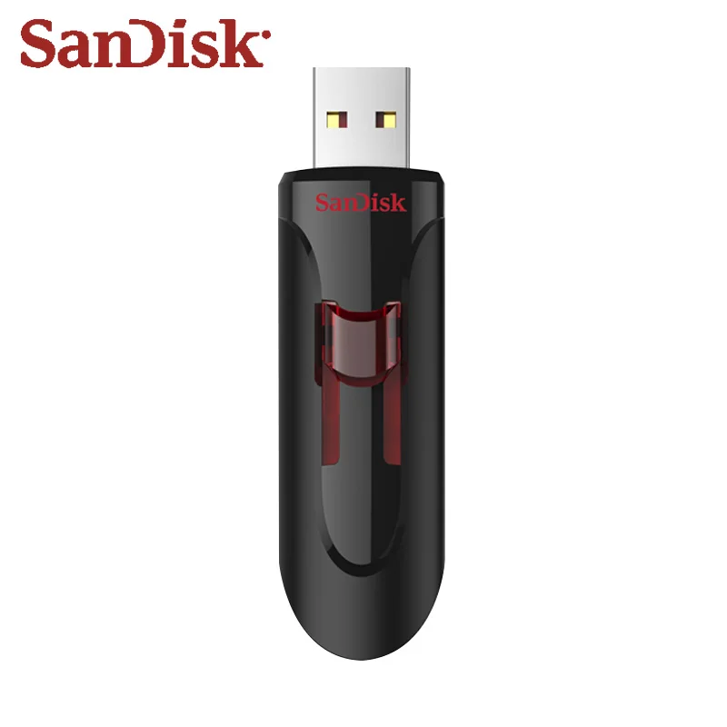 Original SanDisk CZ600 USB Flash Drive 32GB 64GB 128GB High Speed USB Pendrive Black USB 3.0 Mini  Memory USB Stick