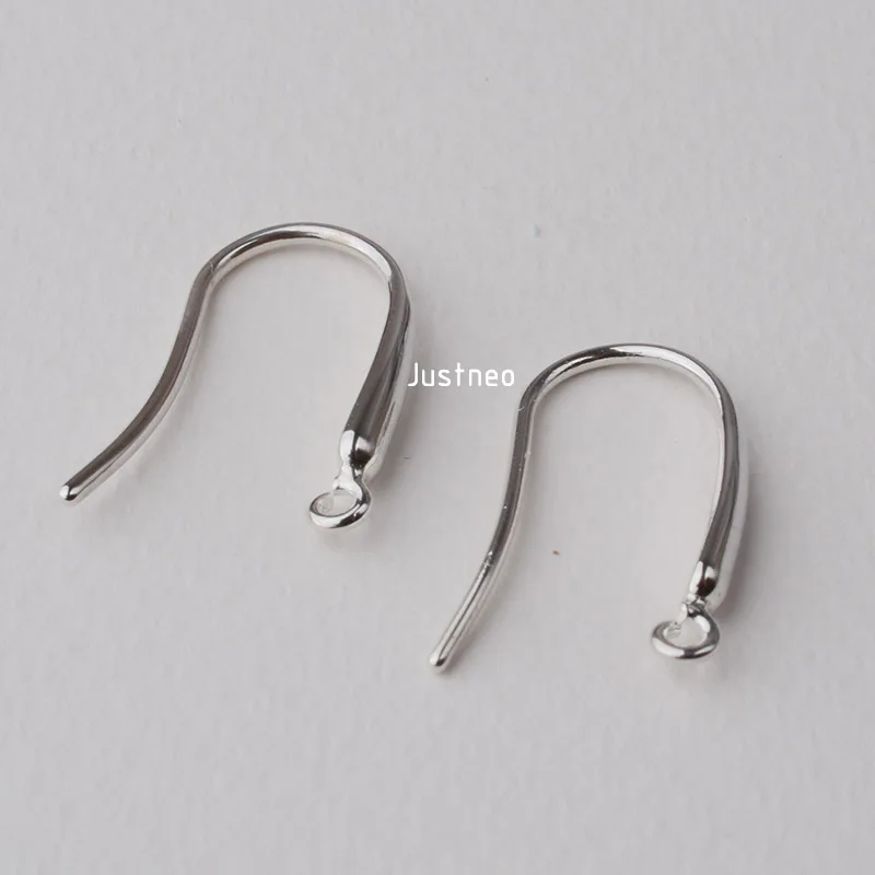 Solid 925 Sterling Silver Earring Hooks