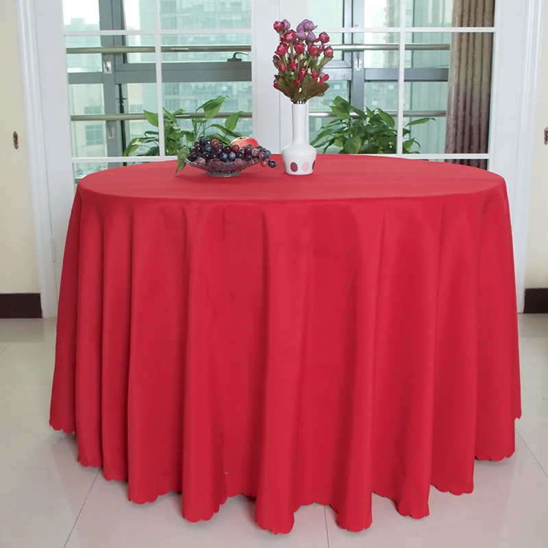 free shipping Luxry Round/Rectangle Table Covers 100% polyester Table Cloths hotel home Wedding Baby Shower Party Decoration