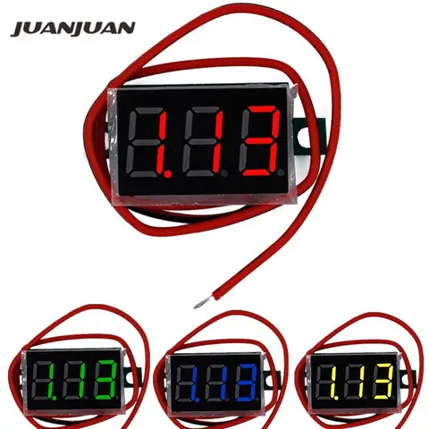Red LED Voltmeter for Vehicles JUANJUAN