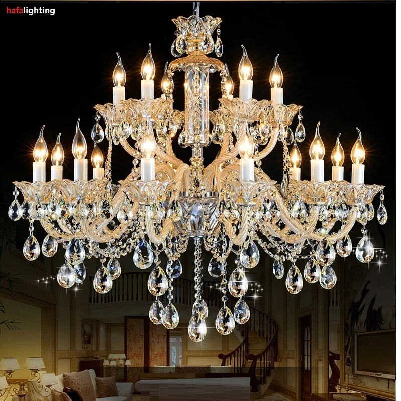 

Chandelier Lighting Modern crystal lights Export K9 Crystal Chandelier Candle chandeliers crystal Villa living room chandelier