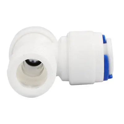 Rosca macho M12, tubo en forma de T, conector rápido de 5 piezas para sistema de agua RO, 1/4