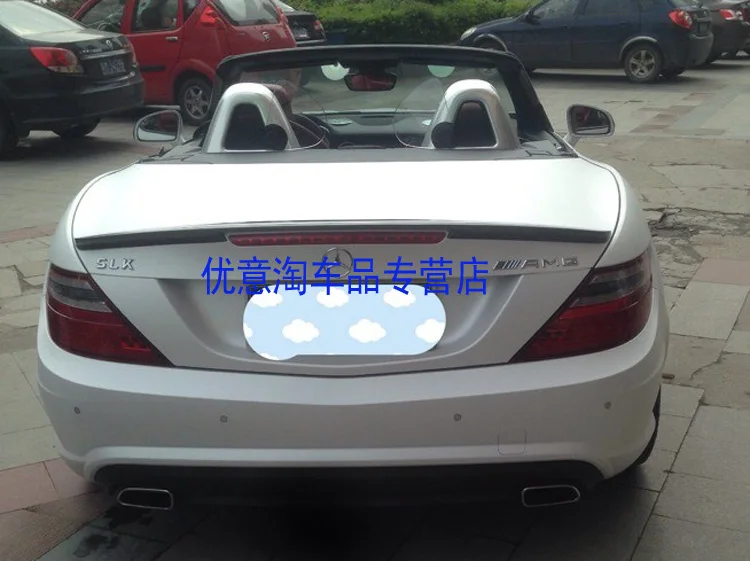 Fit for Mercedes-Benz SLK200 SLK350 R172 LK55 AMG carbon fiber rear spoiler  rear wing