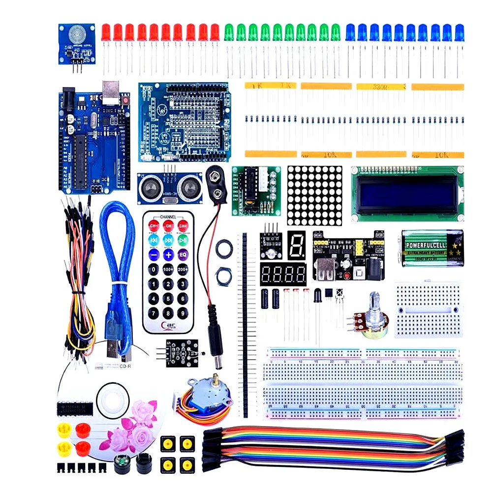 

R3 Project Super Starter Kit with Free Tutorial Complete Robotics Sensor Kit wholesale with box