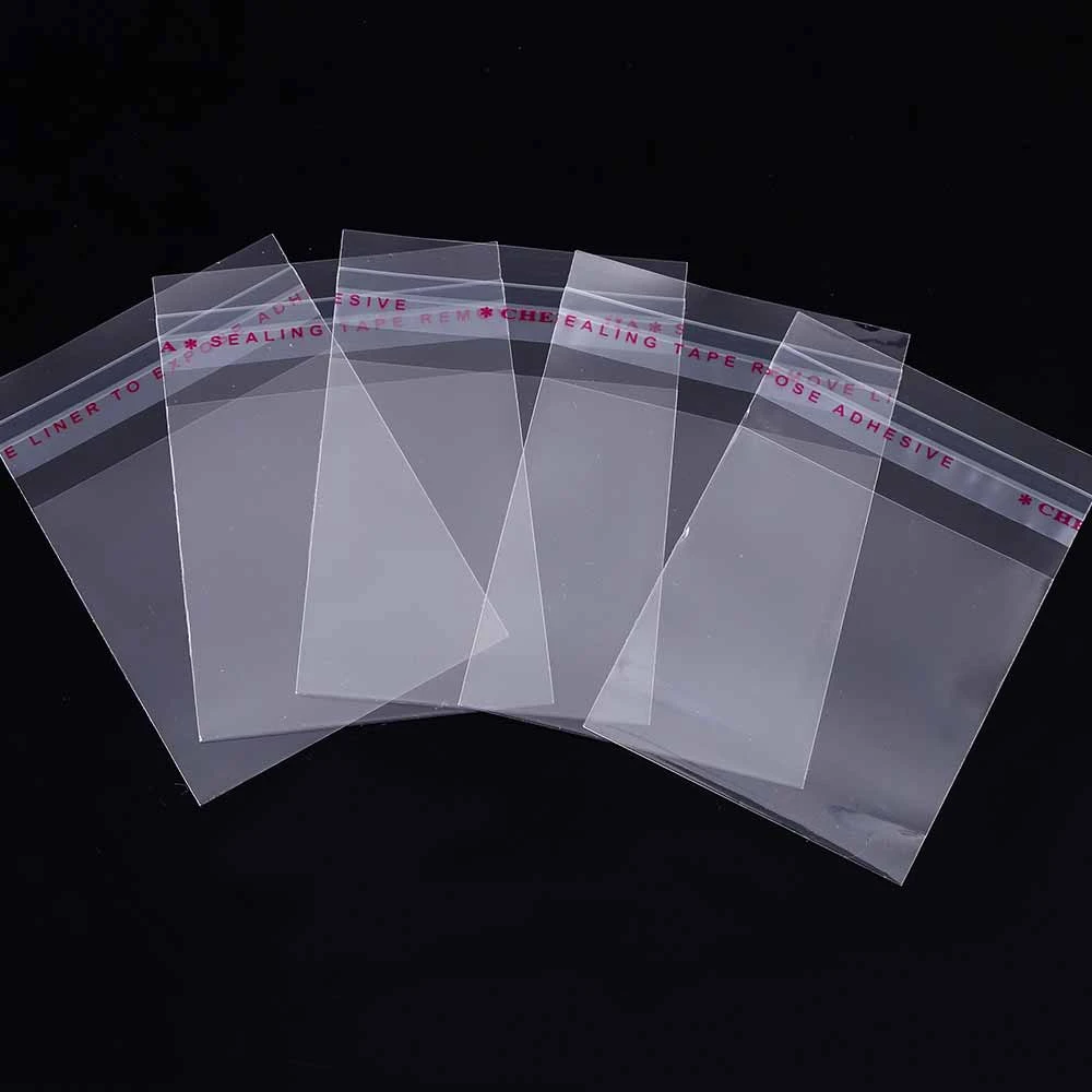 

200pcs 5x7cm Resealable Poly Bag Transparent Opp Plastic Bags Self Adhesive Seal Jewellery Packaging Bag Gift bag