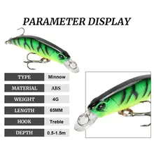 Slow Sinking Minnow Fishing Lure 65mm 4g #3