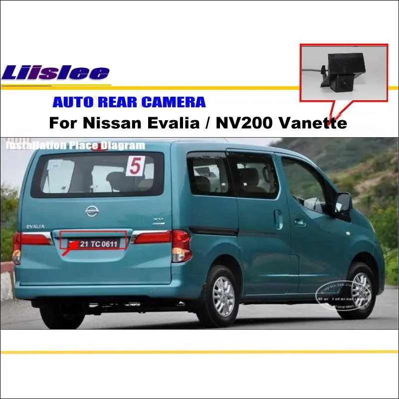 

For Nissan Evalia/NV200 Car Rearview Rear Reverse Camera Vehicle Backup Back Parking AUTO HD CCD CAM Accessories Kit