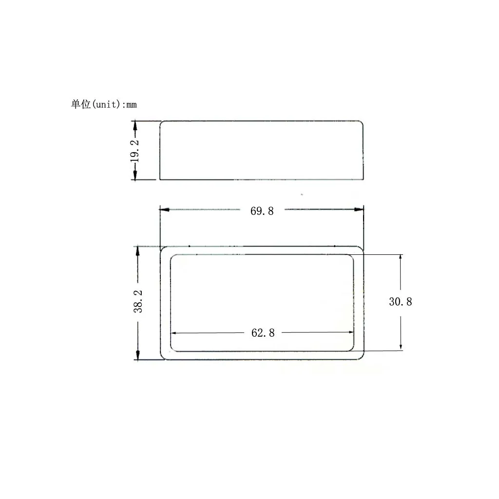 Cubiertas de pastilla Humbucker de latón abierto, piezas de repuesto para guitarra eléctrica, accesorios, 2 piezas