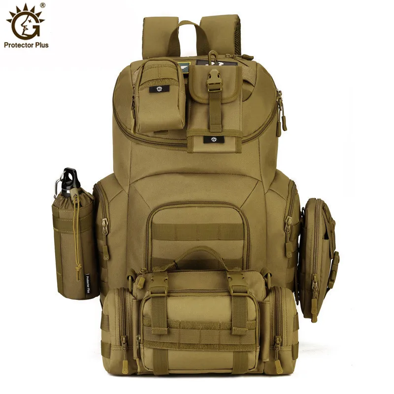 

Brand 40L Waterproof Nylon Backpacks Molle Assault Backpack Travel Bag for Men Women Mochila Escolar S420