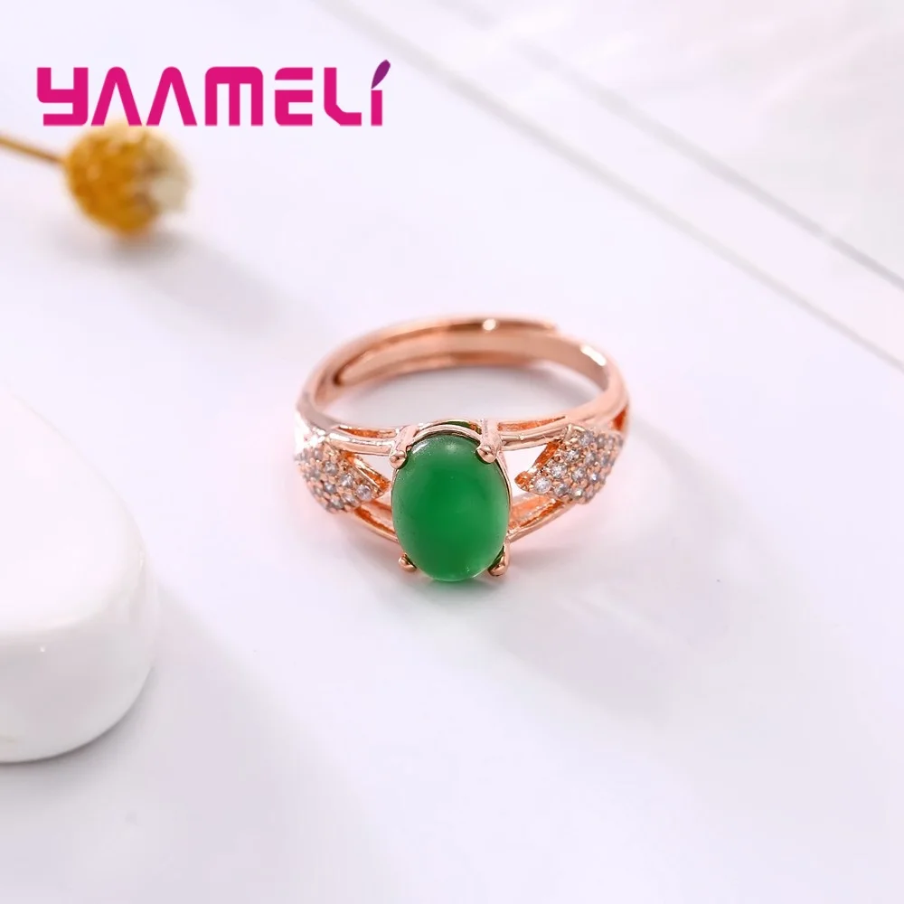 Elegance Extravagant Hard Austrian Crystal Cubic Zirconia Women Female Rose Gold Opening Finger Rings Gift Accessories