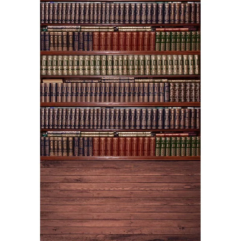 5x7ft Books Shelf Library Study Custom Washable One Piece No Wrinkle  Banner Photo Studio Background Backdrop Polyester Fabric