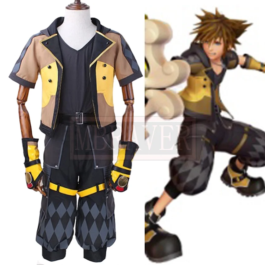 

Kingdom Hearts III Sora Cosplay Costume Party Christmas Halloween Custom Made Any Size