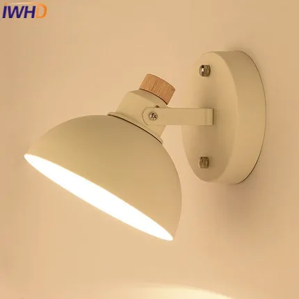 

IWHD Angle Adjustable Arm Sconce Wall Lamp Modern Iron LED Wall Light Fixtures Lighting Stairs Lampara Dining arandela Wandlamp