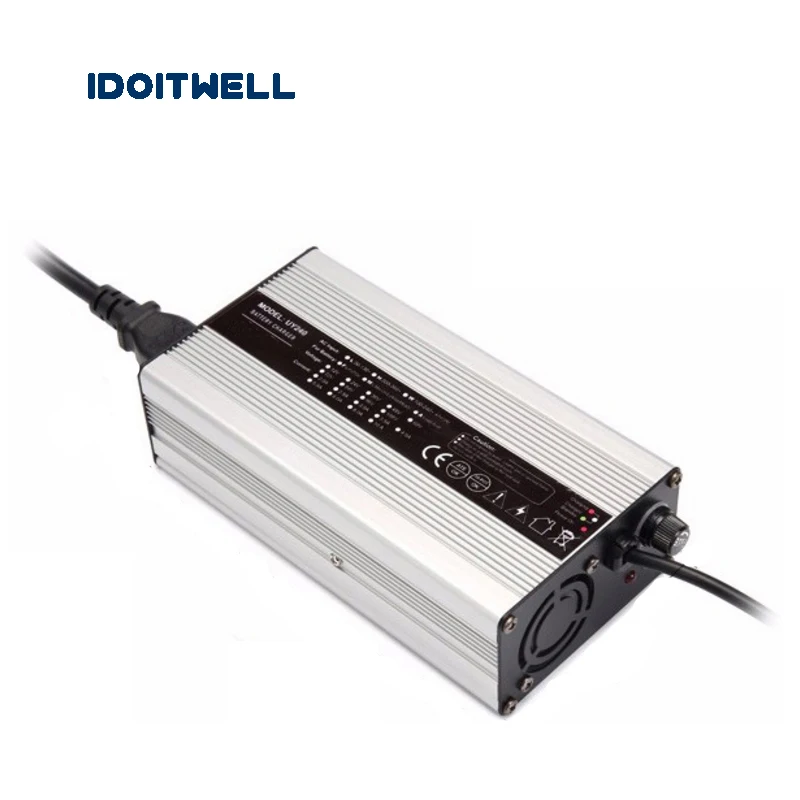 شاحن بطارية الرصاص الحمضية 48 فولت مخصص احترافي 58.8 فولت 10A 48 فولت شاحن بطارية الرصاص الحمضية لبطارية هلام 48 فولت 100 أمبير VRLA SLA AGM #5