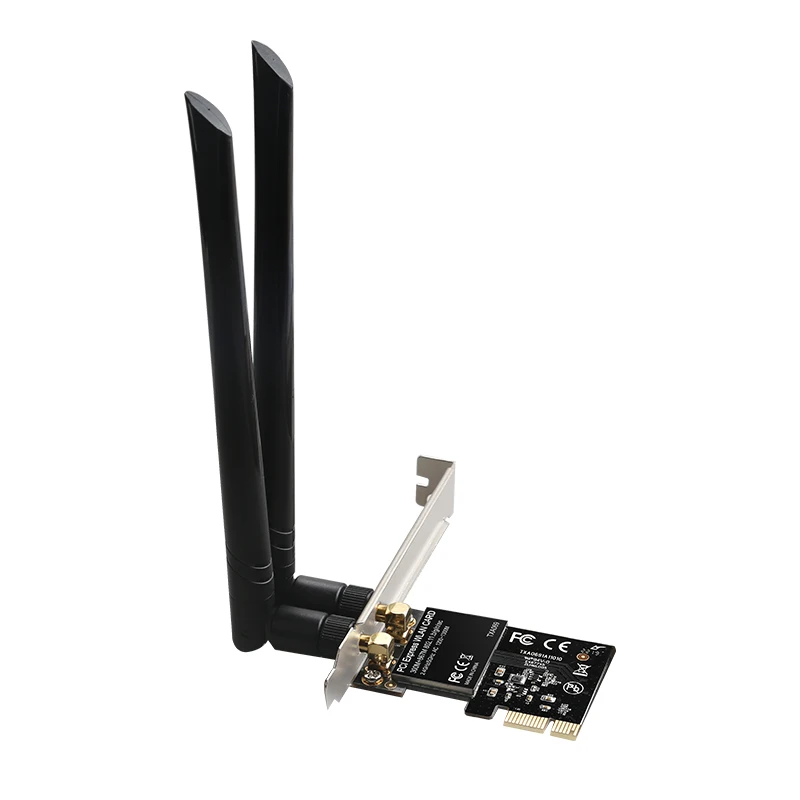 Dual Band 5G 1200Mbps PCIe WIFI scheda di rete lan wireless adattatore wifi pci express chip Realtek 8112AE