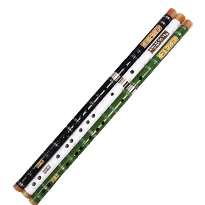 Chinese Bamboo Flute Professional Transverse Bambu Flauta Woodwind Musical Instrument Dizi 3 Color Good Voice panflute