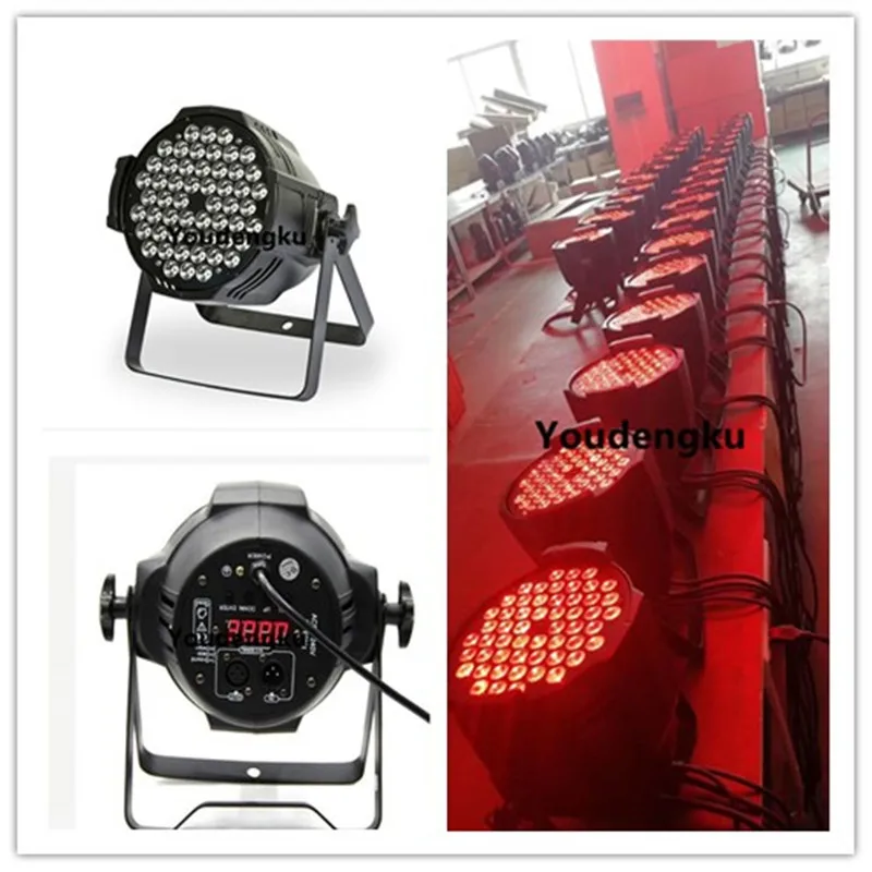 8 pieces 4in1 rgbw led par 54 x 3 w led par 64 dmx led par can stage lighting