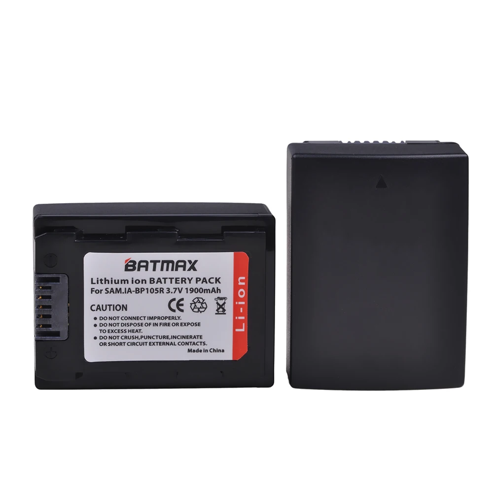 3 unidades 1900mAh IA-BP105R IABP105R BP105R IA-BP210R IABP210R BP210R Bateria para SAMSUNG SMX-F500 F501 F530 HMX-F900 F910 F920 H320