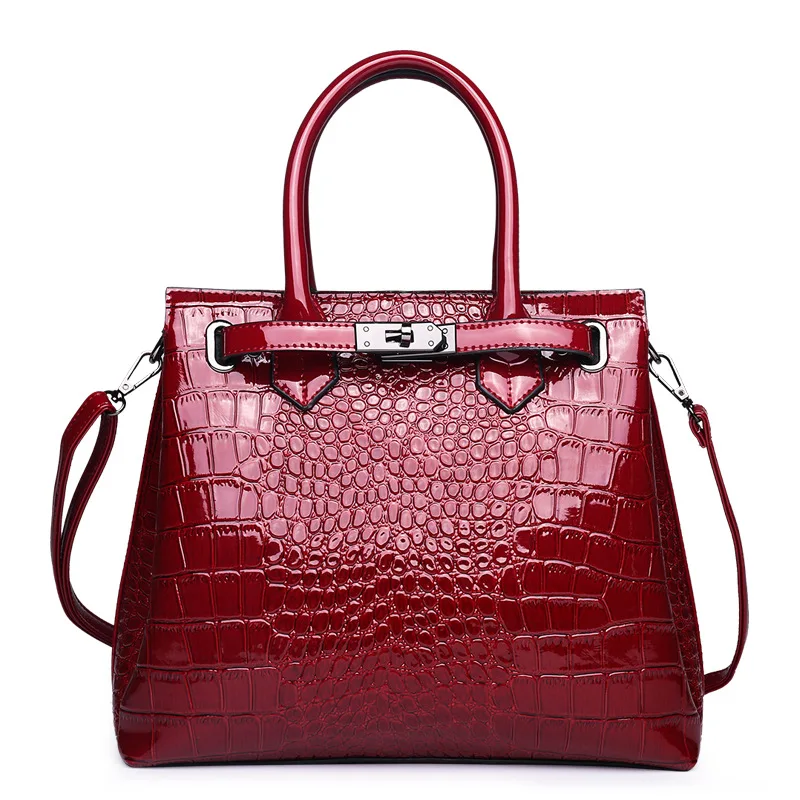 Famous Designer Brand Bags Women Leather Handbags 2019 Luxury Ladies Hand Bags Purse Fashion Shoulder Bags Bolsa Sac Crocodile