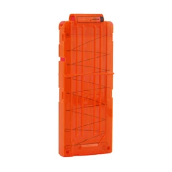 Balle molle orange pour Nerf N-Strike, fléchettes rondes en plastique de remplacement, odorjouet, 12 clips de recharge