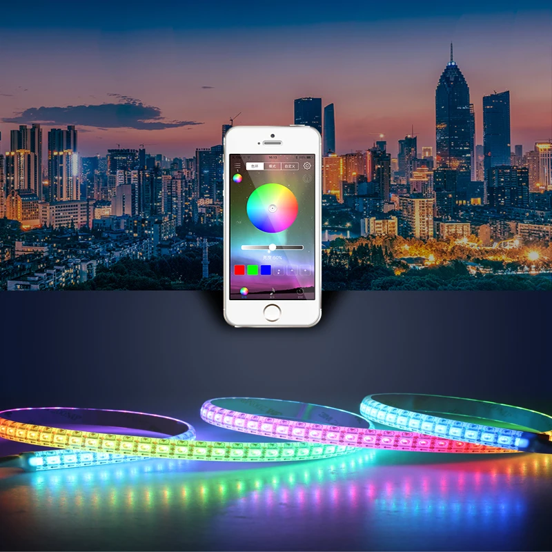 DC 12V 24V RGB Led Controller APP Bluetooth RGB Music Controller For Led Strip Light 5050 4 Pin Mini RGB Controller 5V-24V