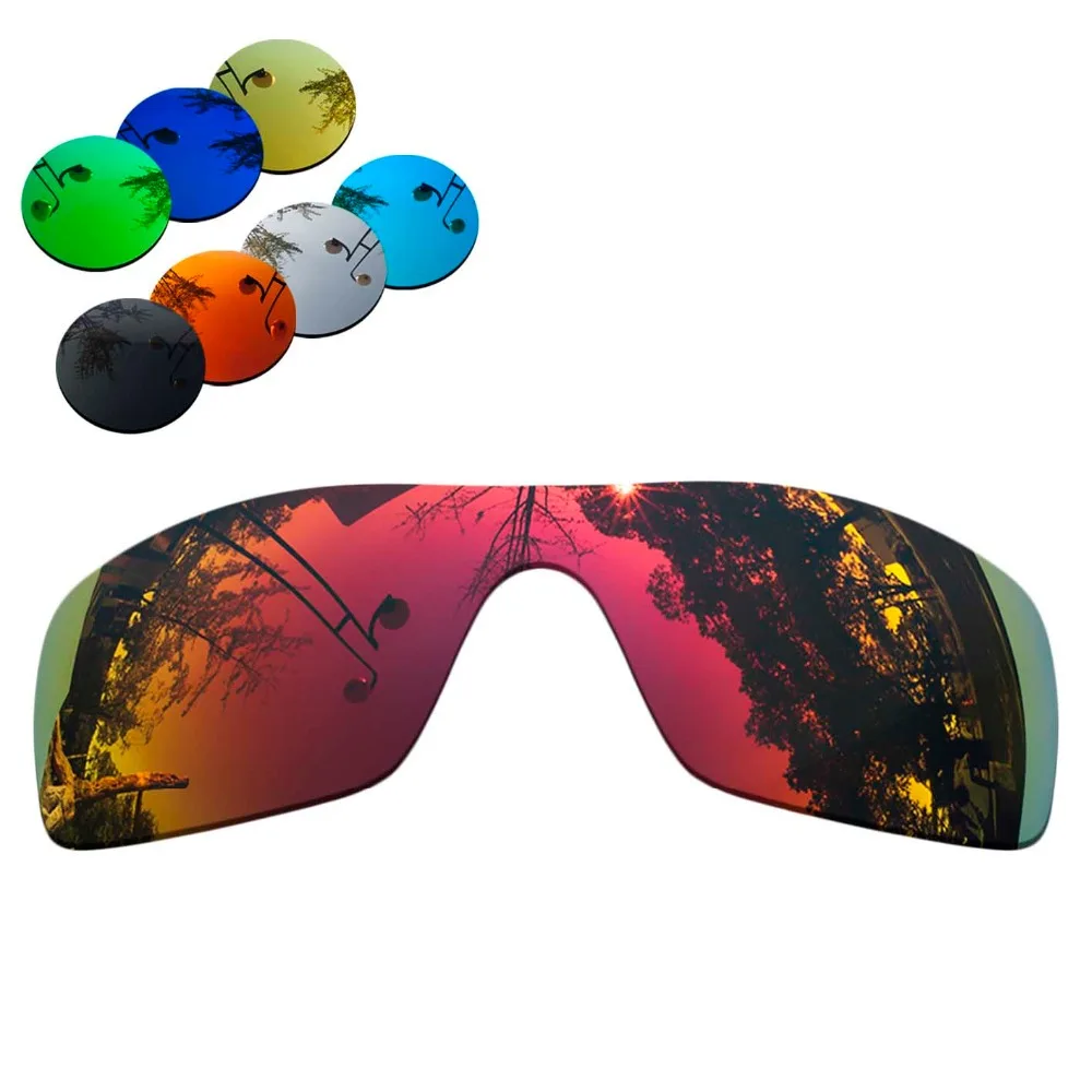 

100% Precisely Cut Polarized Replacement Lenses for StraightBack Sunglasses Magenta Red Mirrored Coating Color- Choices