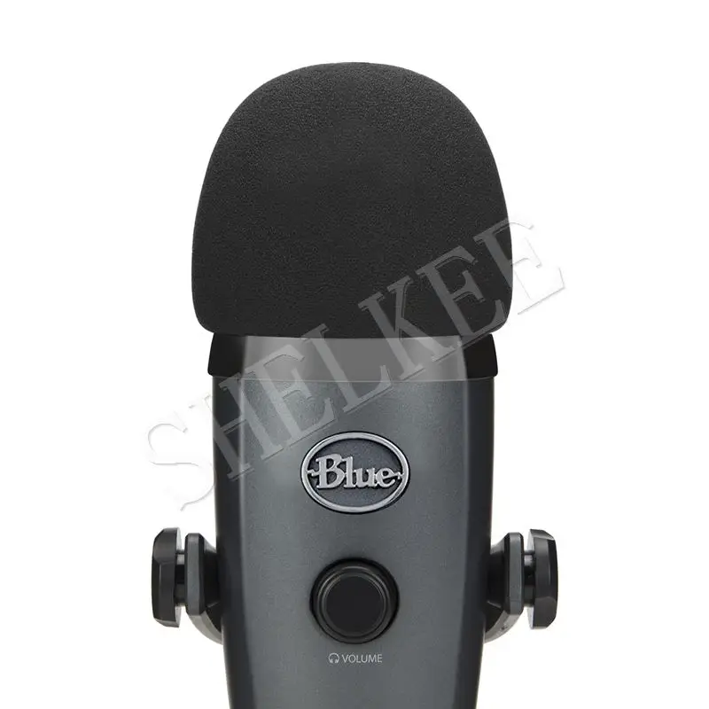 SHELKEE Foam Microphone Windscreen for Blue Yeti Nano,Yeti Nano condenser microphones- as a pop filter for the microphones