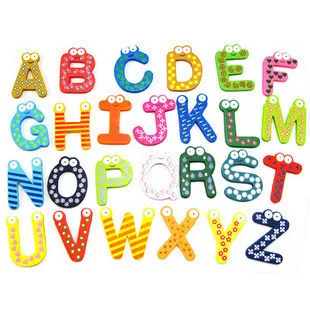 Colorful Lovely Number Baby Kids Children Wooden Alphabet Refrigerator Fridge Magnets Stick Figure Educational Learn Toys