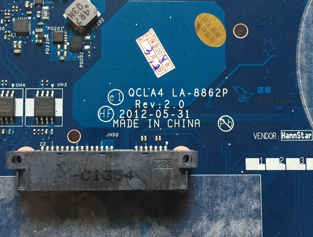 QCLA4 LA-8862P Laptop Motherboard For SAMSUNG NP350V5C 350V5X 350V5C Motherboard Mainboard 100%tested fully work