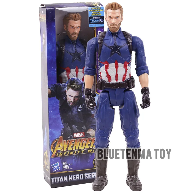 Marvel Titan Hero Avengers Infinity War Thanos Iron Spider Captain America Black Panther Hulk Hulkbuster Action Figure Toy