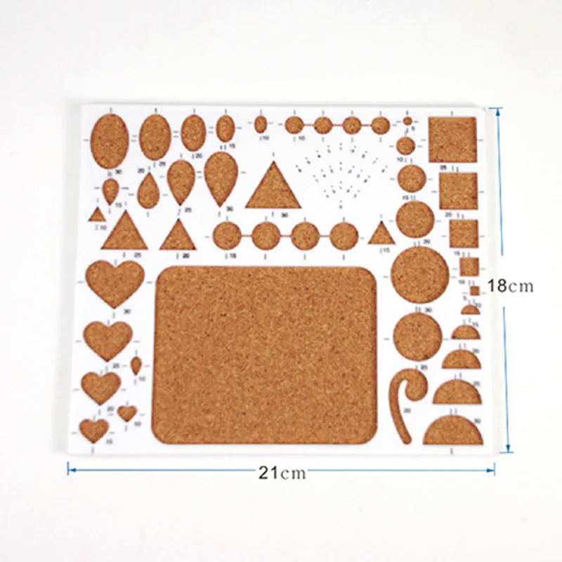 Template Mold Board DIY Paper Quilling Tools Set Tweezer Pins Slotted Tool Kit Hamdmade Artwork Card Paper Crafts Tool