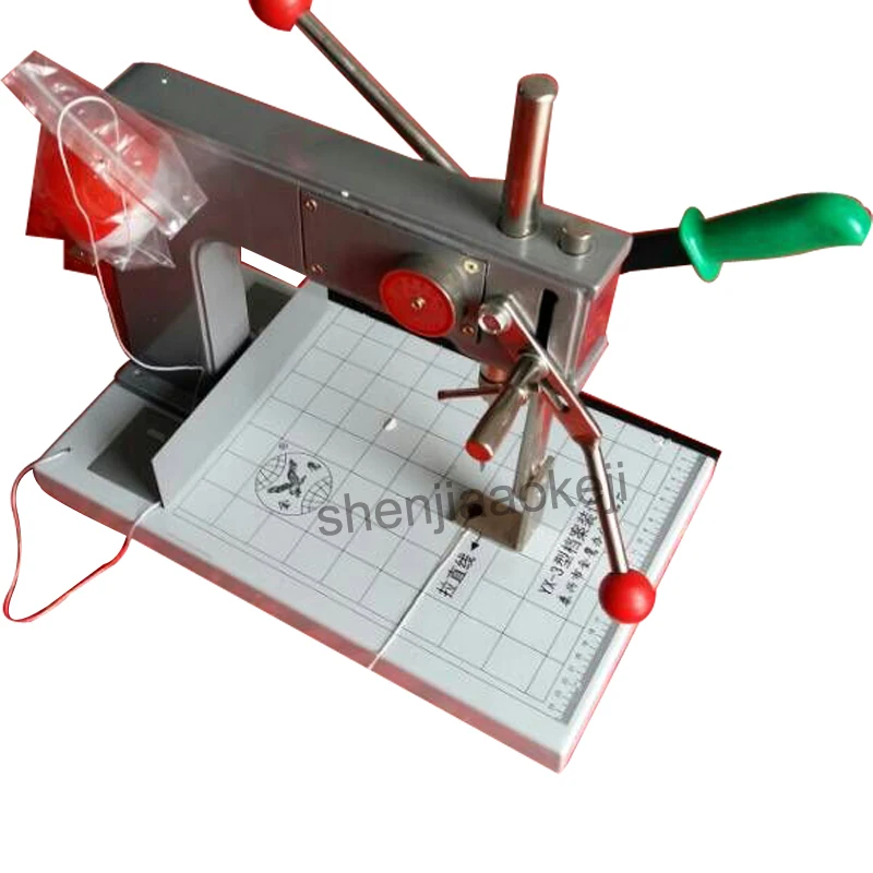 Manual Bookbinding machine YX-3 punching machine paper binder machine personnel file drilling machine