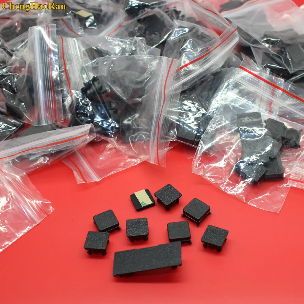 Chenghaئران 1 مجموعة مجموعة كاملة البلاستيك الأسود ل PS3 سليم وحدة التحكم مسامير المسمار قواعد مطاطية مجموعة غطاء مسامير عدة إصلاح أجزاء استبدال