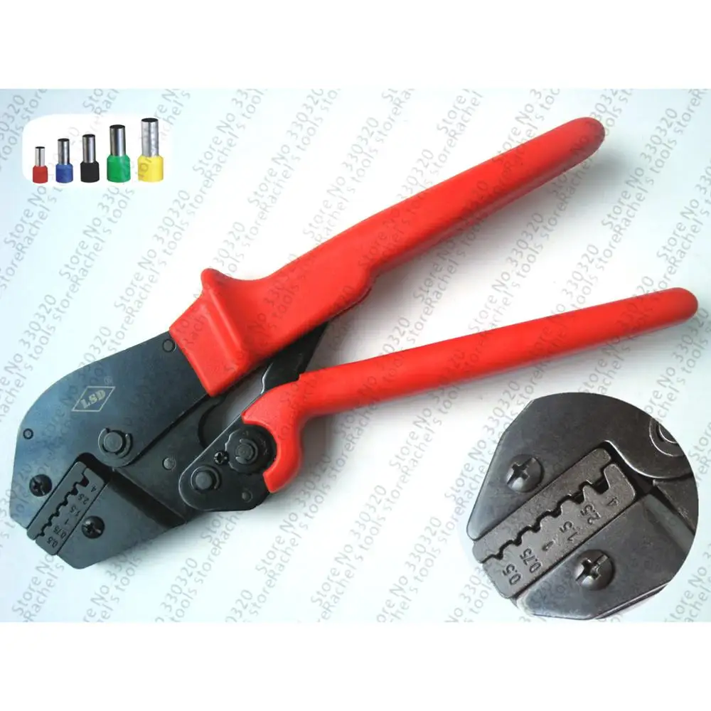سلك نهاية الأكمام العقص ذو طيات AP-04WFL العقص المدى 0.5-4mm2