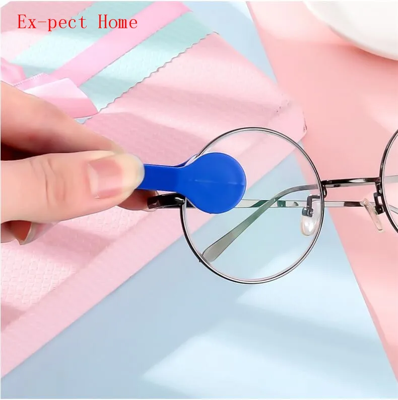 

500 pcs Fashion Hot Mini Sun Glasses Eyeglass Microfiber Brush Cleaner Home Office Easy