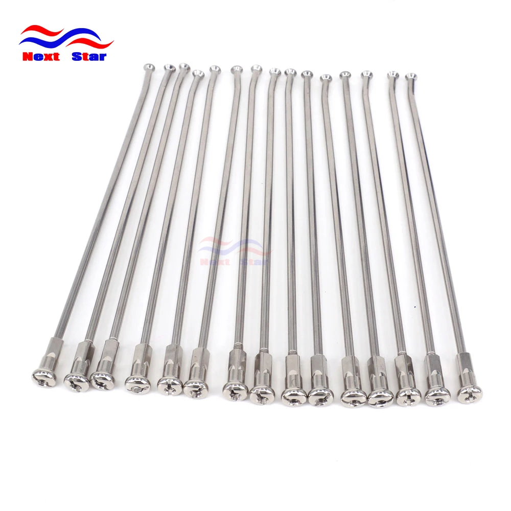 

36PCS Motorcycle 19" Stainless Steel Rear Wheel Spokes Nipples For YAMAHA YZ125 YZ250 YZ 125 250 YZF250 YZF450 WR 250F WR450F