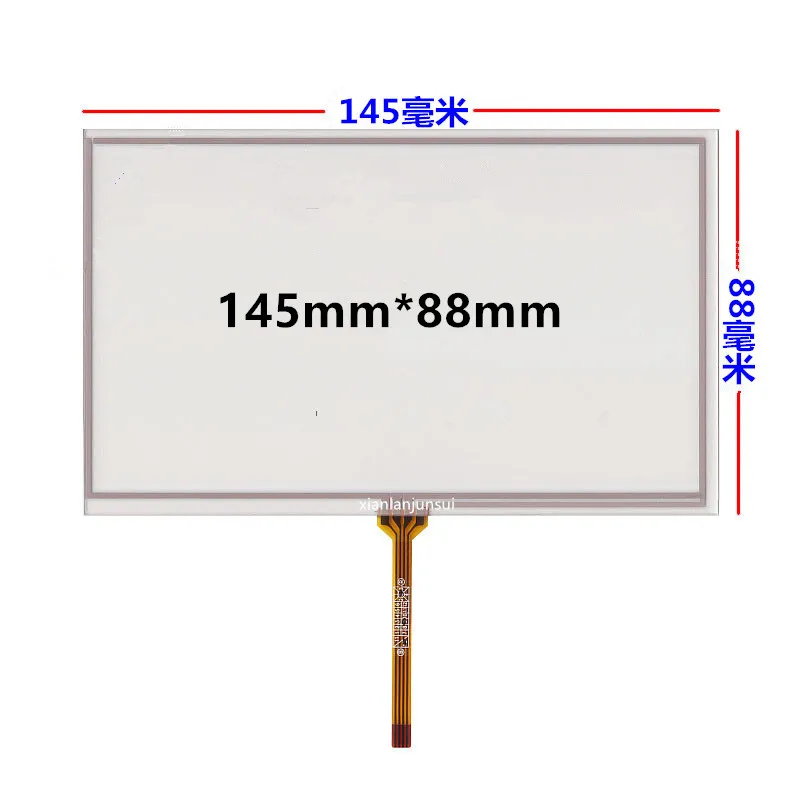 

6 inch touch screen 145mm*88mm